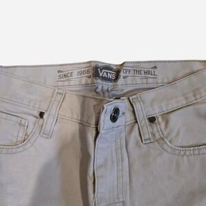 Vans light gray straight leg jeans